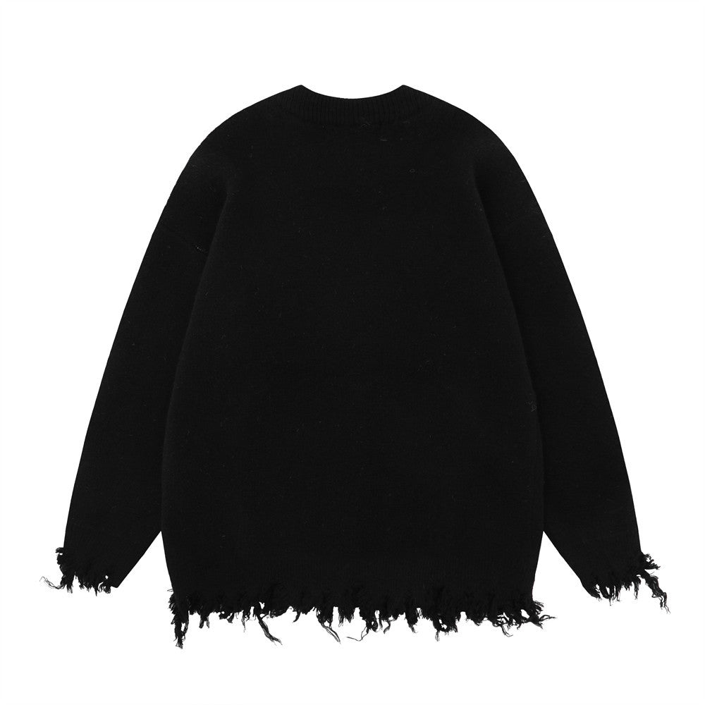 WEBMASTER VINTAGE SWEATER – MEN’S SPIDER WEB BROCADE DESIGN