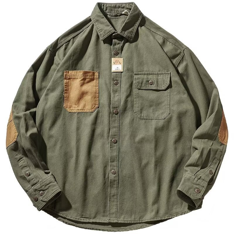 WORKWEAR HERITAGE SHIRT – MEN’S RETRO WASHED COTTON JACKET