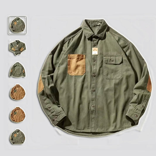 WORKWEAR HERITAGE SHIRT – MEN’S RETRO WASHED COTTON JACKET