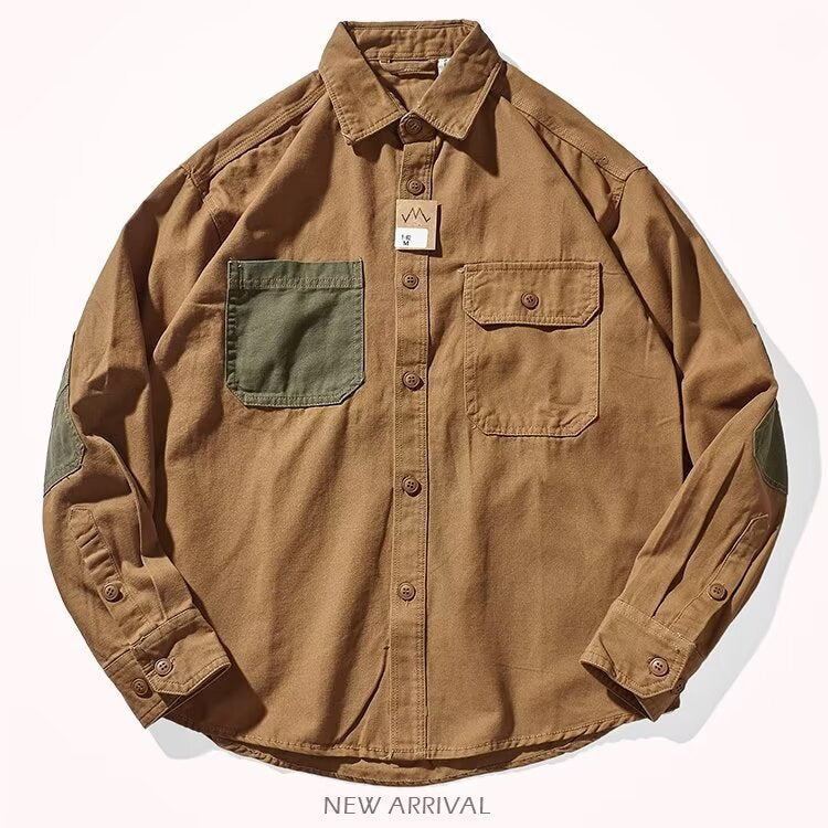 WORKWEAR HERITAGE SHIRT – MEN’S RETRO WASHED COTTON JACKET