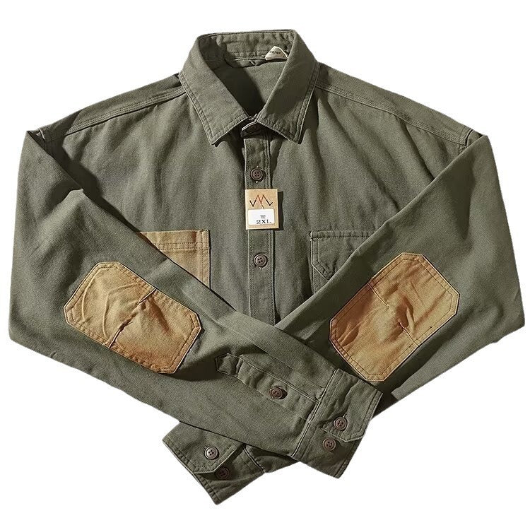 WORKWEAR HERITAGE SHIRT – MEN’S RETRO WASHED COTTON JACKET