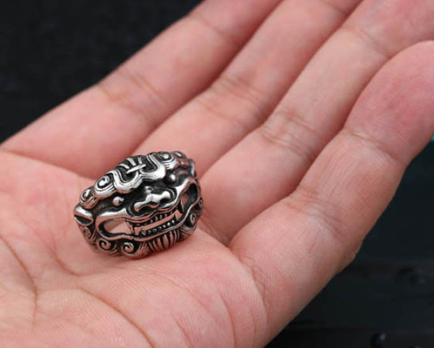Fashion Personality Kirin Vintage Stainless Steel Ring